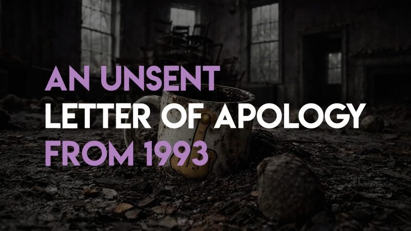 Poster for An Unsent Letter of Apology From 1993