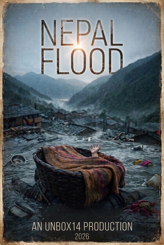 Poster for Nepal floods 2026